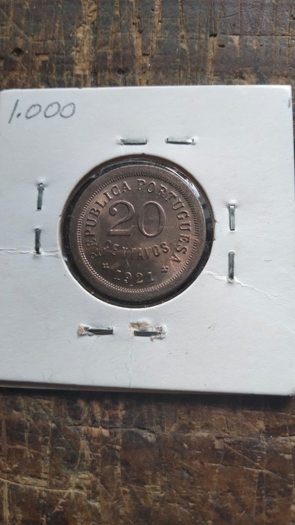 20 Centavos Módulo Menor 1921 Soberba