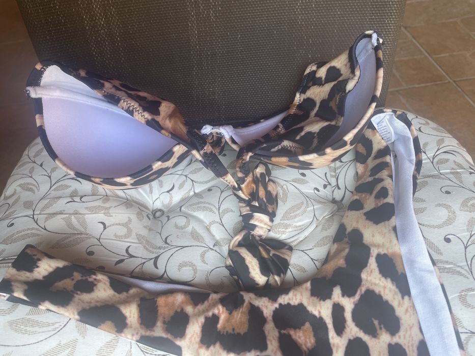 Гарний модний сексуальний тігровий купальник пуш-ап