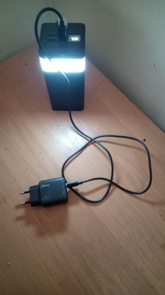 Power bank HOCO 50000 mAh+Type C зарядка 18 w
