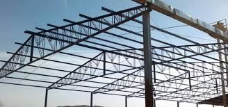 Asnas de estrutura metálica para telhado de armazém