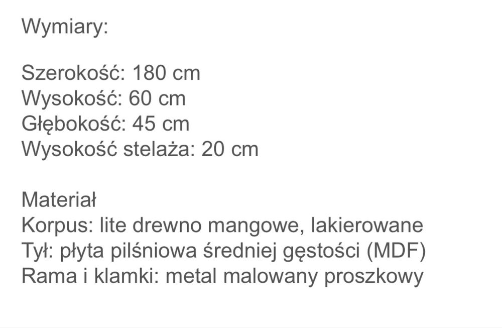 Westwing komoda west lyle dtewno mango