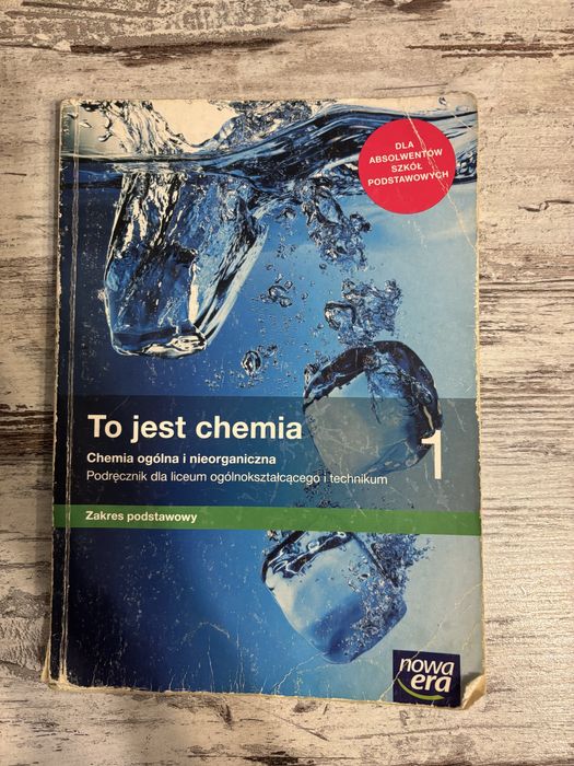 Ksiazka do nauki chemii do 1 klasy liceum