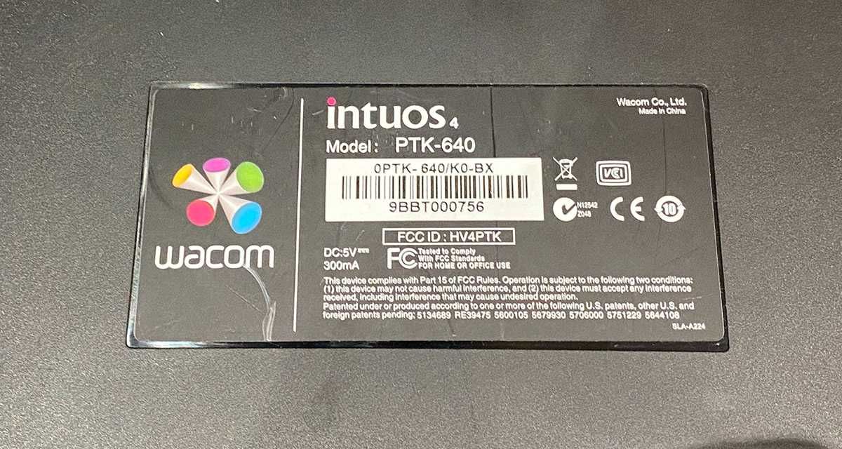 Tablet graficzny Wacom Intuos4 M A5 (PTK-640)