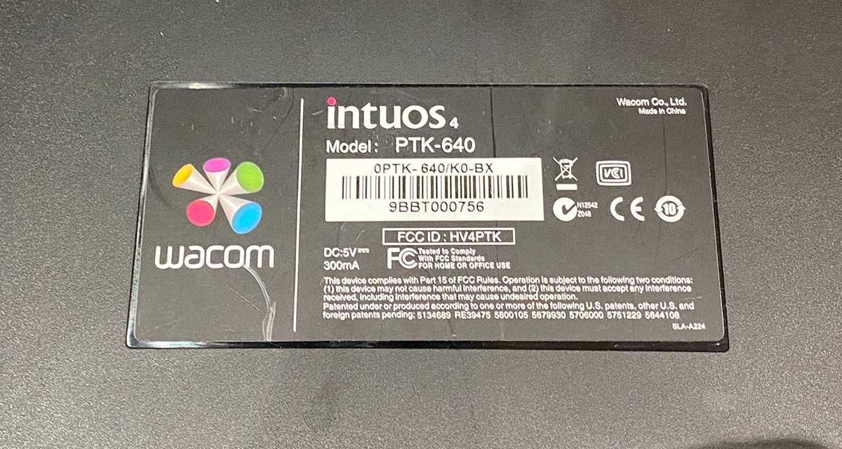 Tablet graficzny Wacom Intuos4 M A5 (PTK-640)