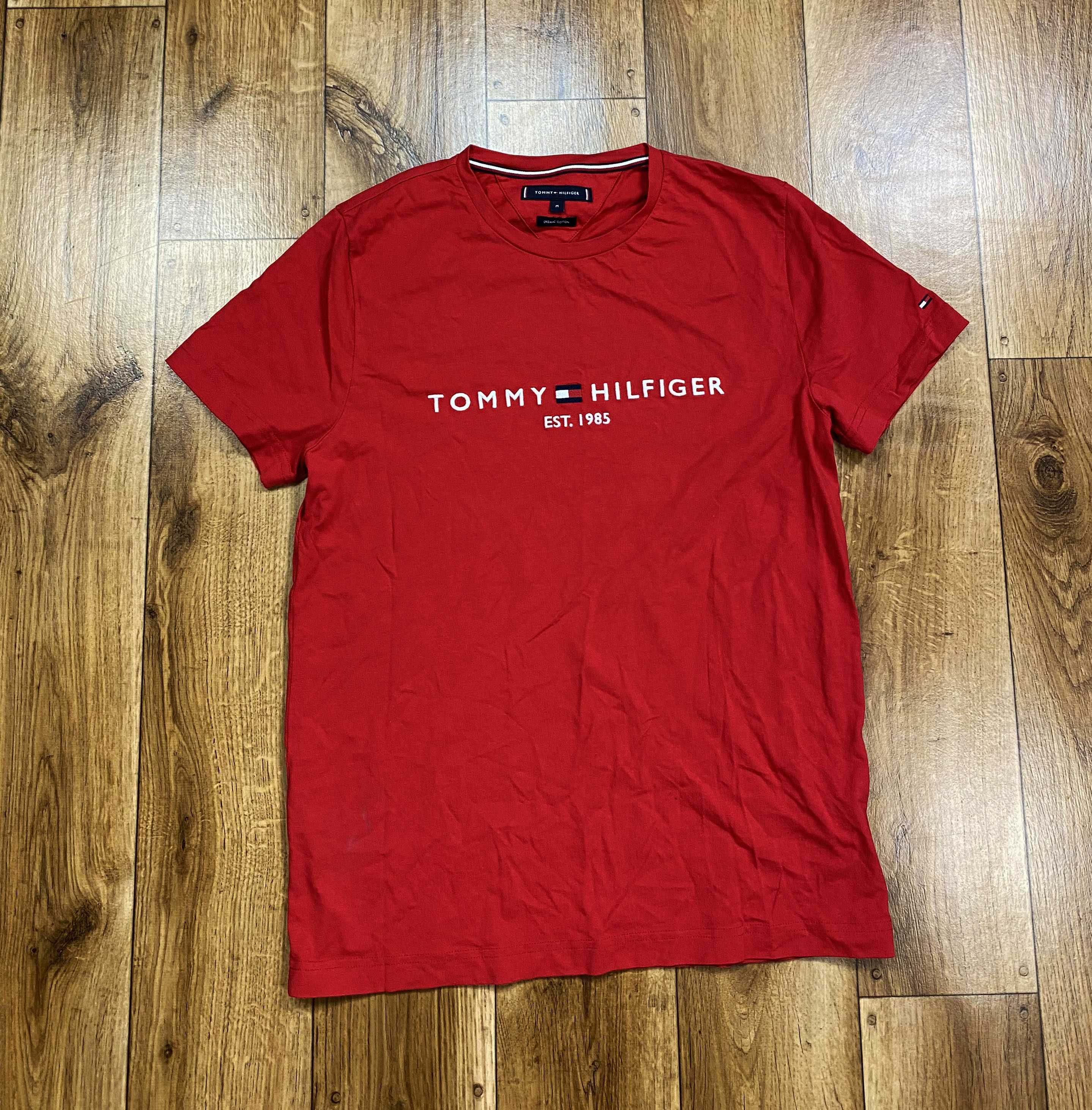 Tommy Hilfiger T-Shirt Męska Koszulka Nowy Model M