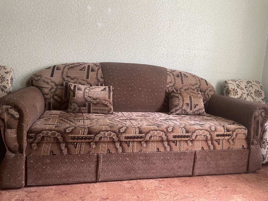 Диван, кресло, медель комплект: диван + 2 крісла