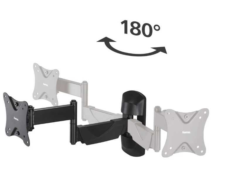 Uchwyt ścienny monitor / telewizor hama do 25kg
