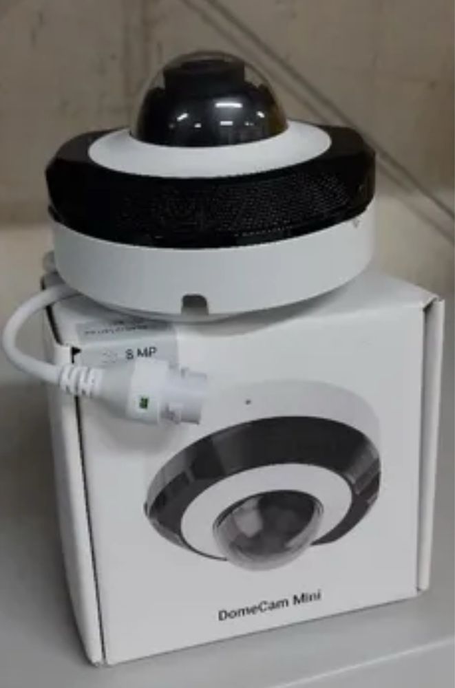 Проводная охранная IP-камера Ajax DomeCam Mini (8 Mp/2.8 mm) White