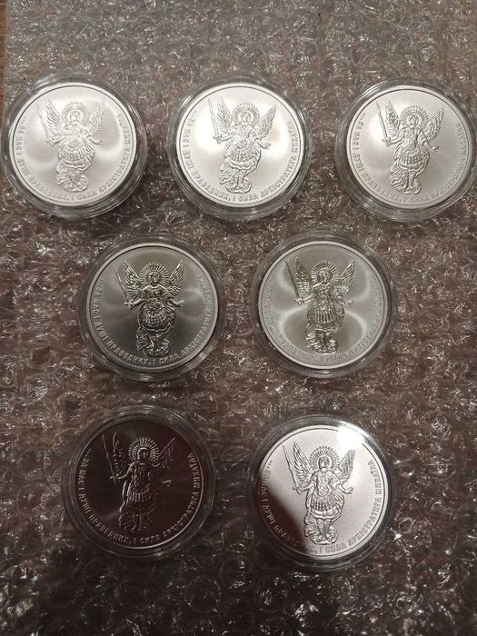 Срібна монета Архістратиг Михаїл унція срібла 999,9 НБУ 2025