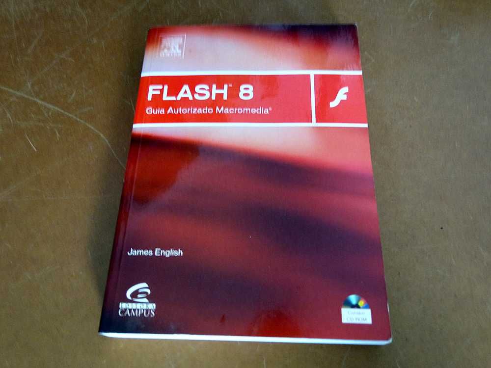 Livro "Flash 8 - Guia Autorizado Macromedia" de James English