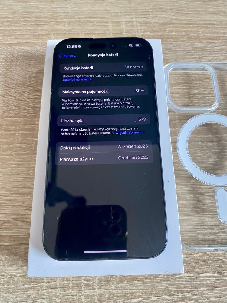 Iphone 15 Pro Blue Titanium 128gb 89% kondycji