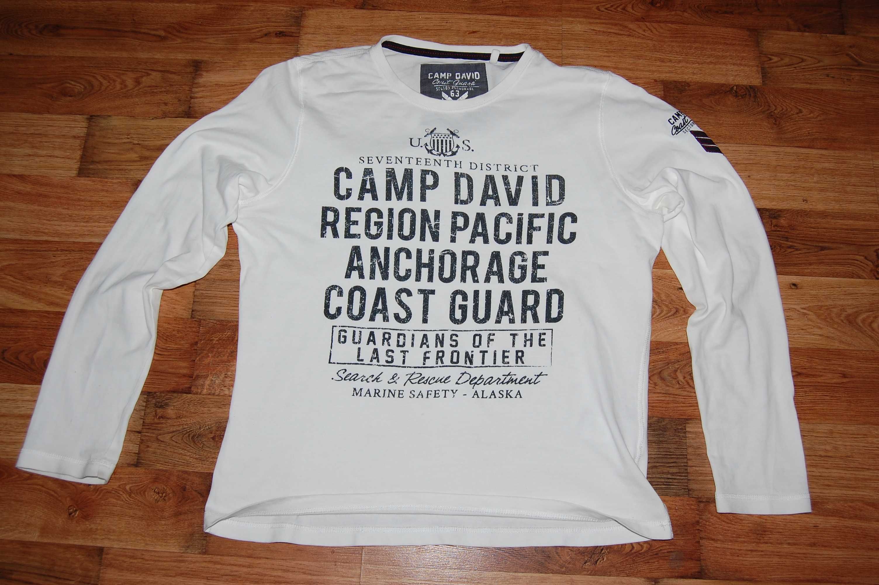 Світшот гольф футболка camp david coast guard , ориг. на 52 р-р. , l