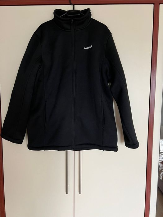 Nowy czarny polar męski Bekkin XXL ocieplany