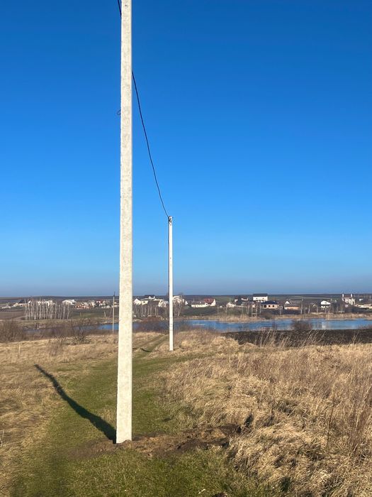 Ділянка з видом на Став з підключеним світлом 12 сотих під будівництво