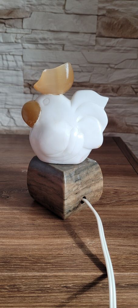 Nocna lampka z kamienia