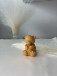 Świeca sojowa wolnostojąca dekoracyjna miś teddy - upominek