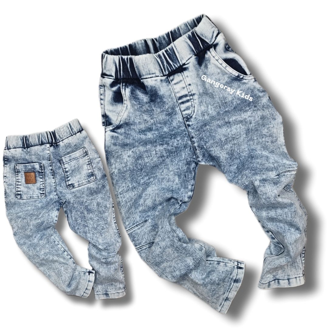 Nunu spodnie jeans blue classic wyprzedaż