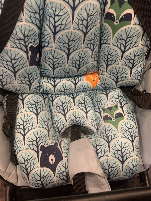 Матрац у коляску з подушкою метеликом — чудовий стан, 200 грн