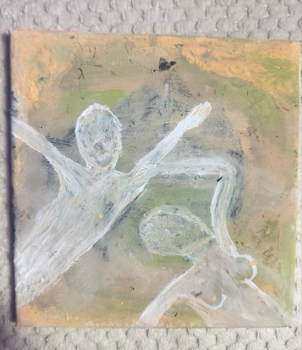 Oryginalny obraz akrylowy –sztuka, ręcznie malowany