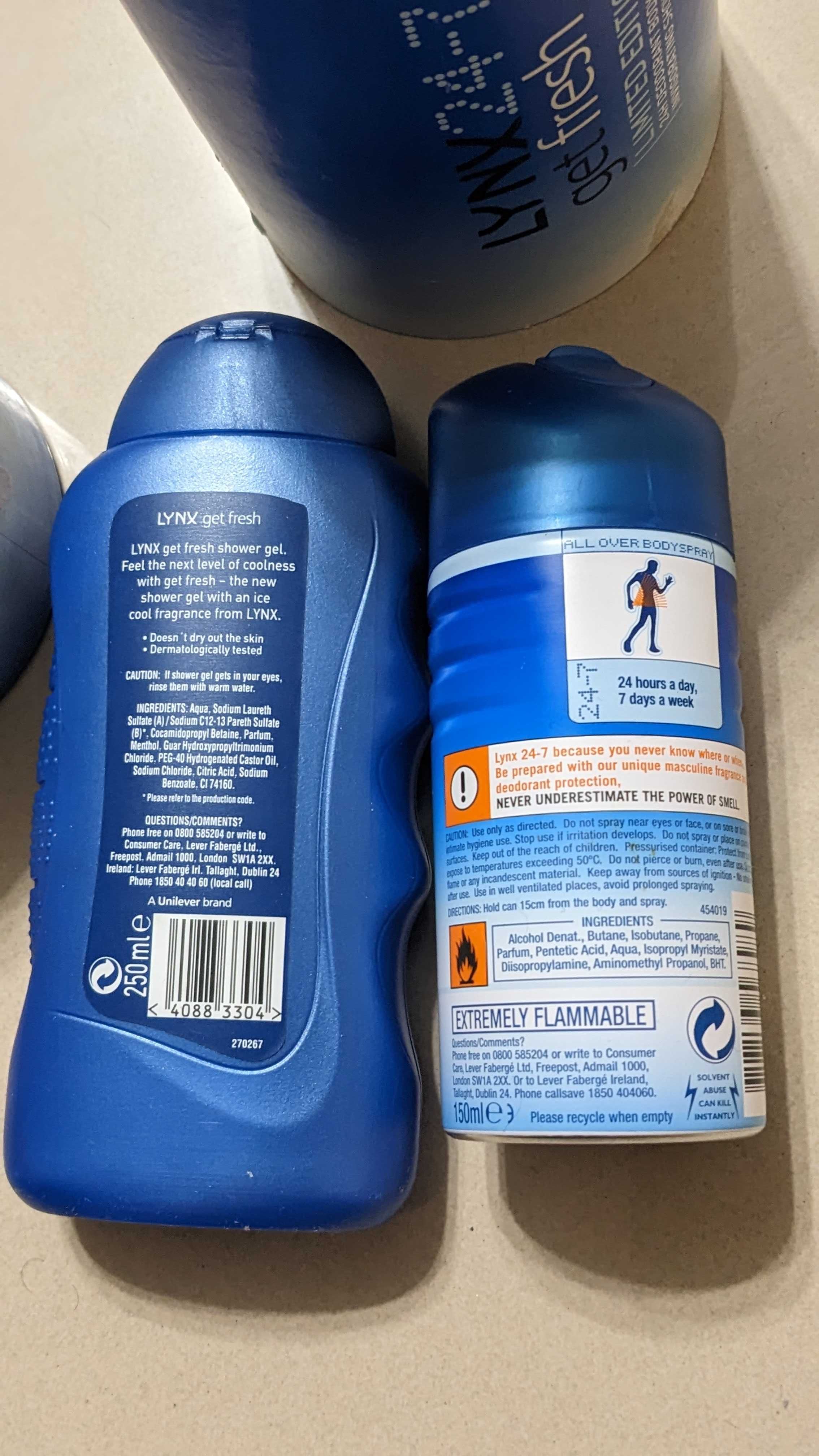 Подарунковий набір для чоловіків Lynx24-7. Get fresh