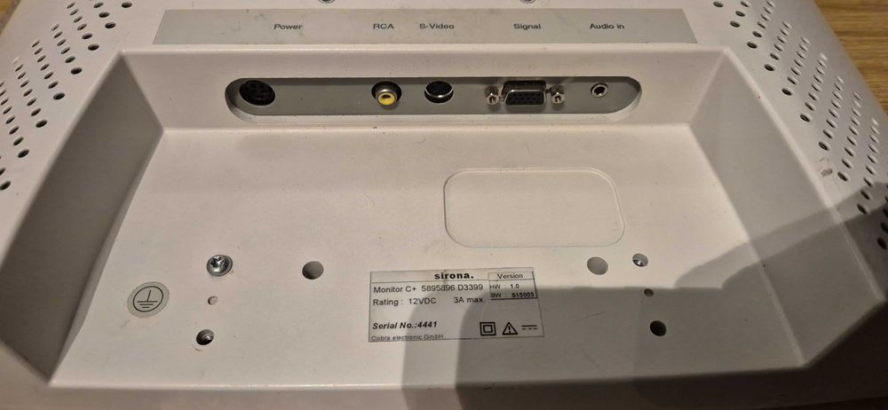 Monitor Sirona Sivison Monitor C+ D3399