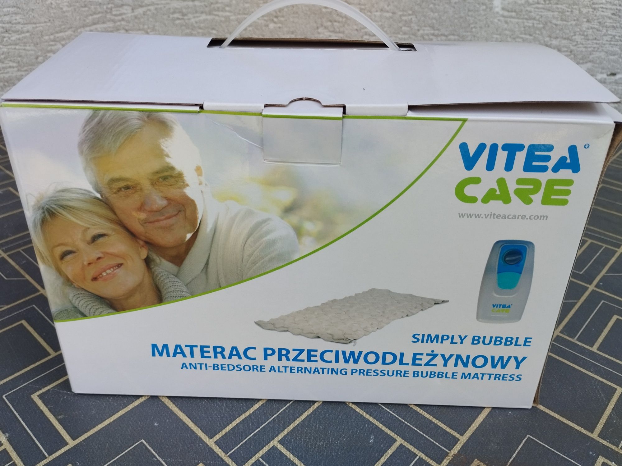 POLSKI Materac przeciwodleżynowy Vitea Care bąbelkowy