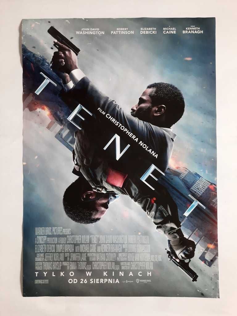 Plakat filmowy oryginalny - Tenet