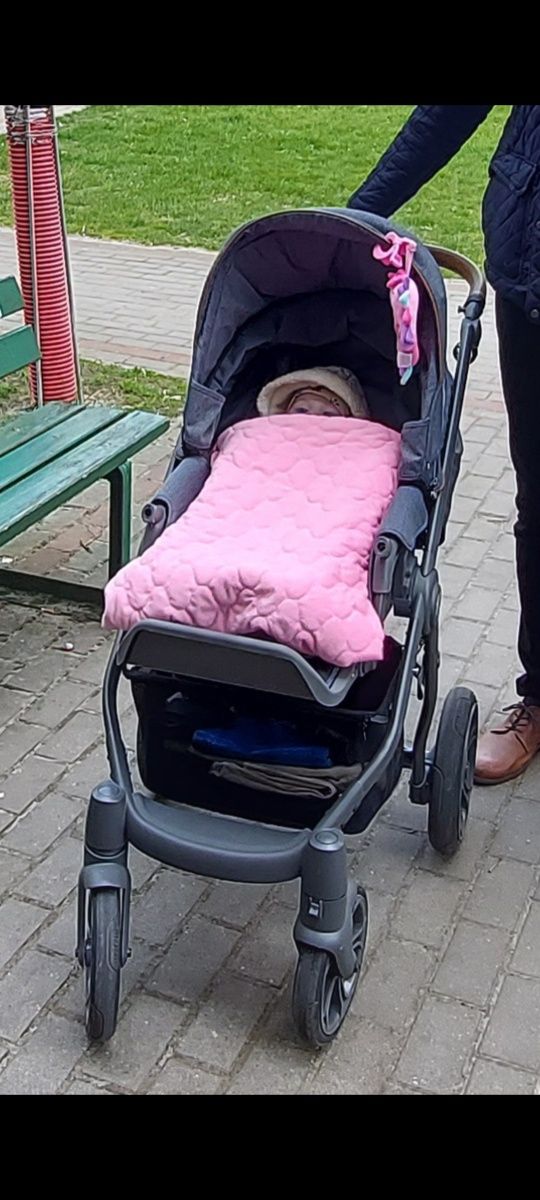 Wózek Roan Esso Total Grey 2w1-stan bardzo dobry