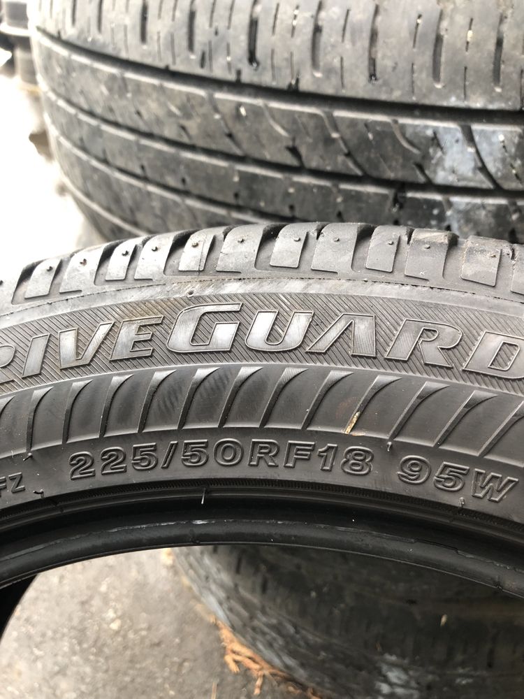 Літо 2 шт 225/50/18 Bridgestone DriveGuard RFT .