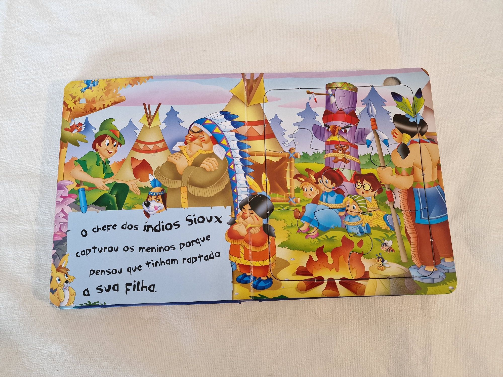 Livro Puzzle  _ Peter Pan. NOVO