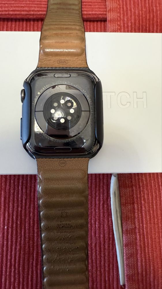 Apple watch 7 45mm GPS + Cell Stanless Seel (Aço)