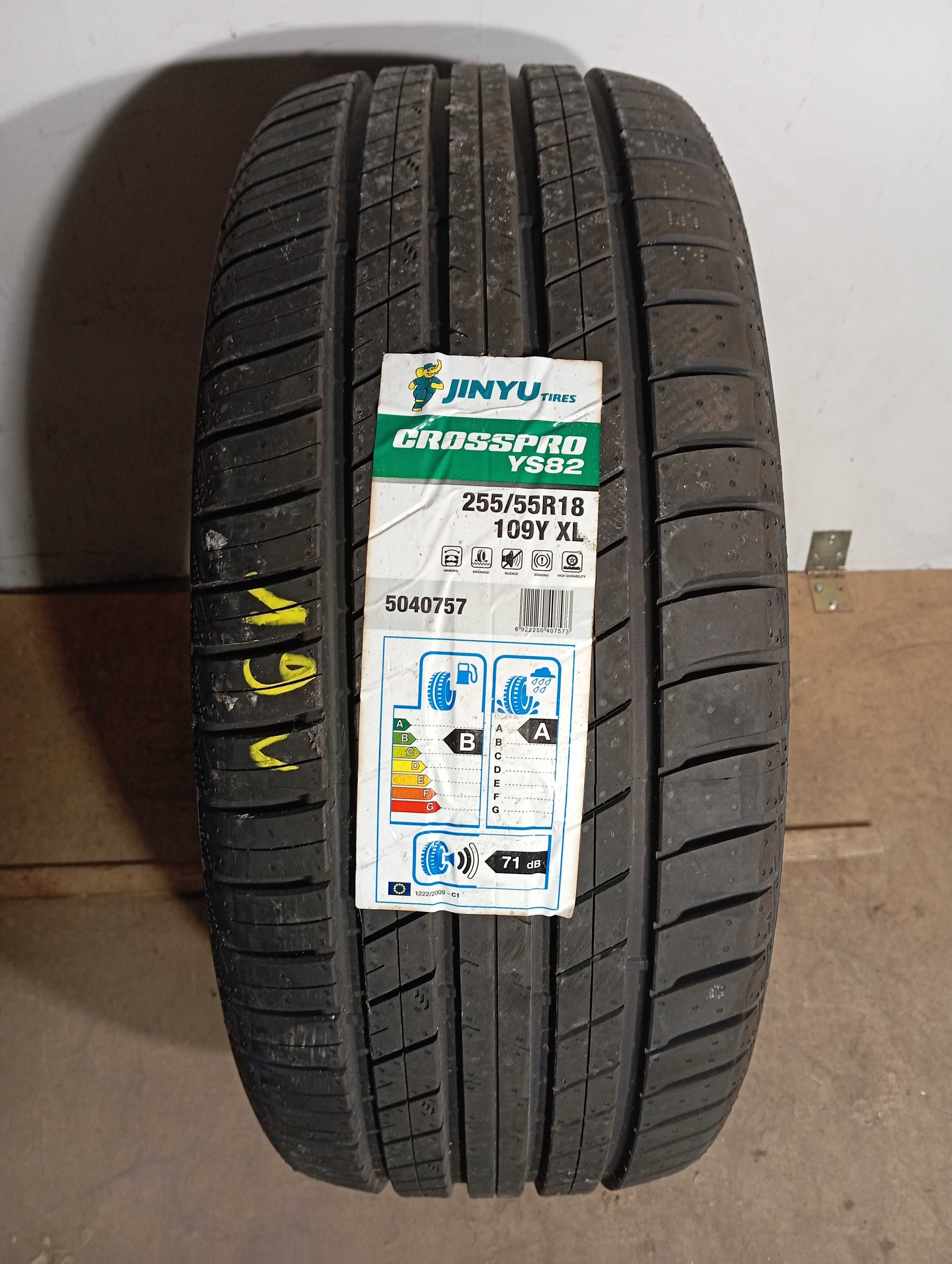 1x 255/55 R18 109Y Jinyu CrossPro YS82 2019r 7,7mm