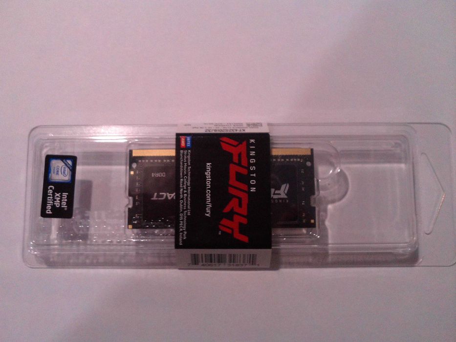 Pamięć RAM 32GB DDR4 Kingston FURY IMPACT 3200 do laptopa - nowa