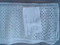 Rendas para entremeios de toalhas; cortinados ou lencois