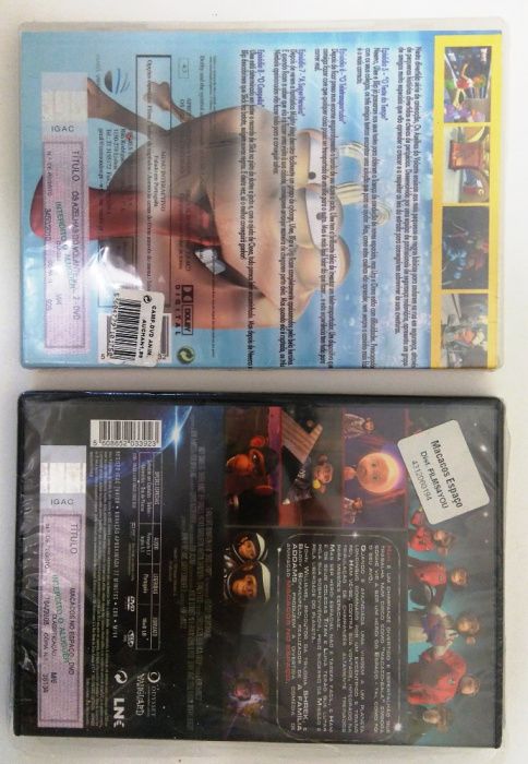 Pack 2 DVD Originais (novo-por estrear)