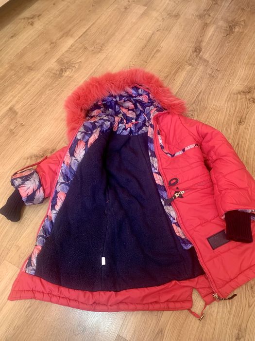 Зимовий плащ з сумочкою