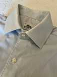 Camisa Lacoste M (39) em azul claro