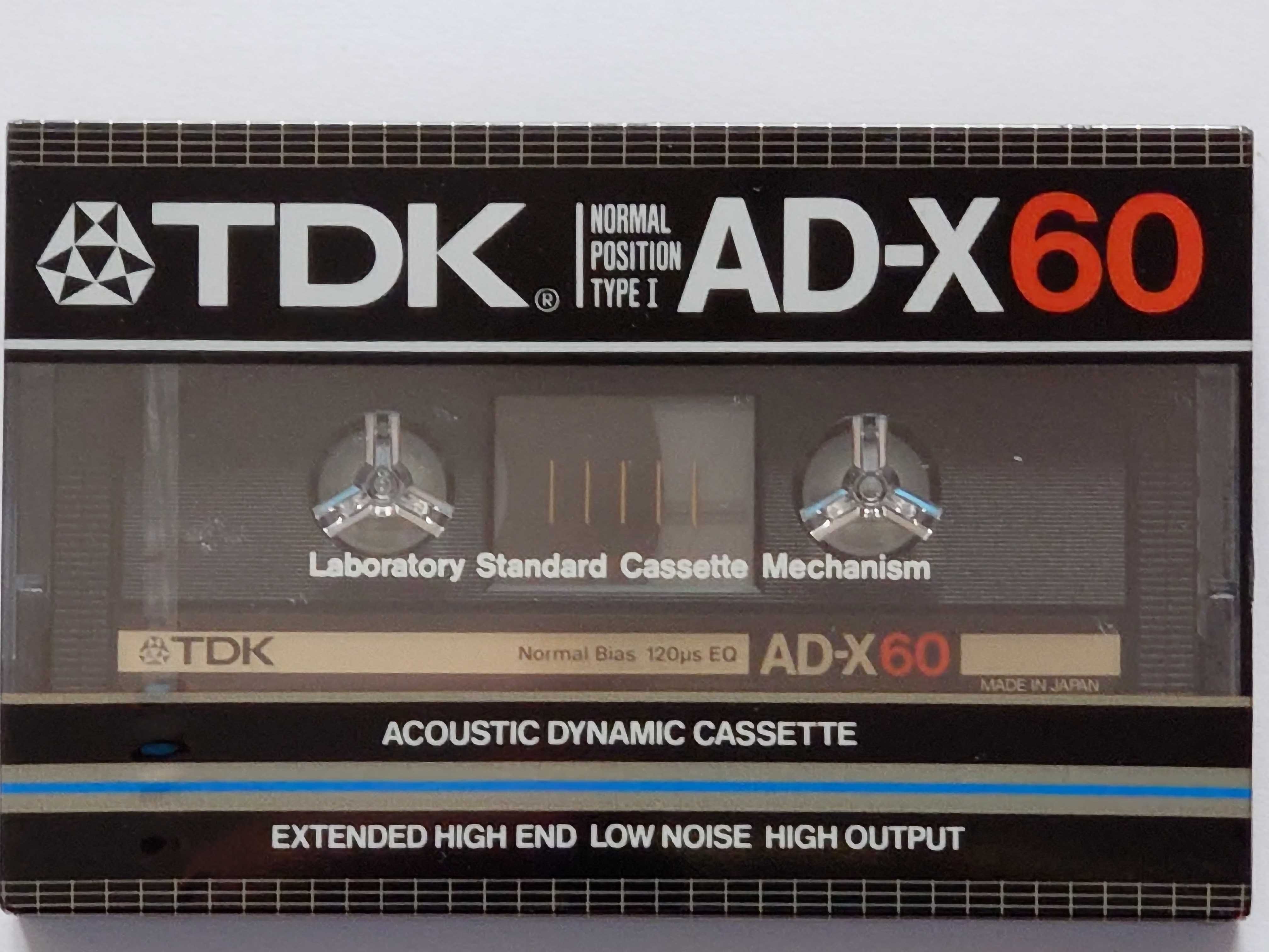 TDK AD-X 60 model na lata 1984/1985 rynek Europejski