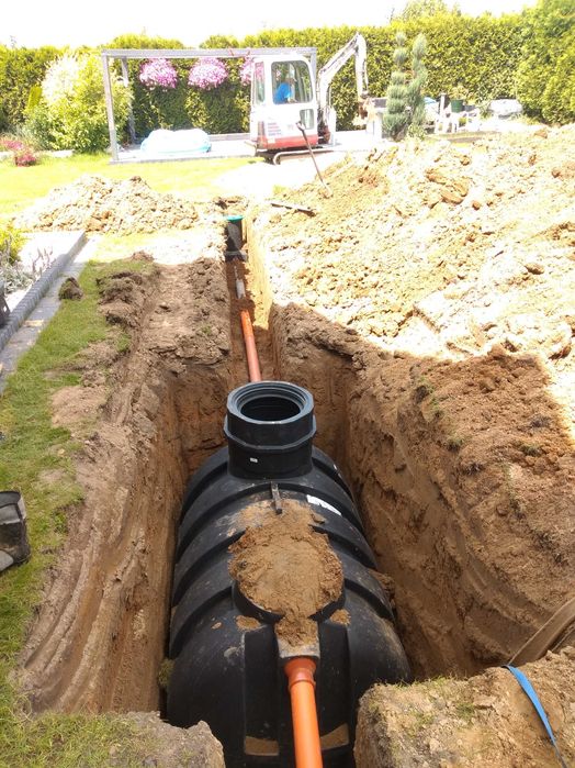 Usługi minikoparką koparka kanalizacja Wrocław Opole Brzeg Strzelin