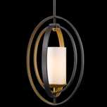 Lampa wisząca Dublin brąz złoto E27