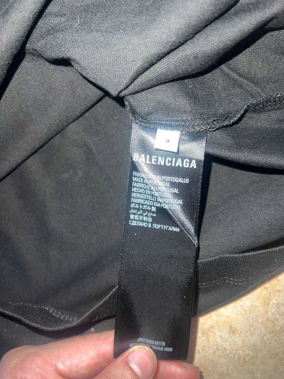 Balenciaga Adidas koszulka czarna