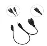 Cabo Android Micro-USB para USB (fêmea) com cabo para corrente - Novo