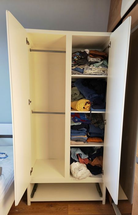 Szafa regał dziecięcy BRW biała szafa