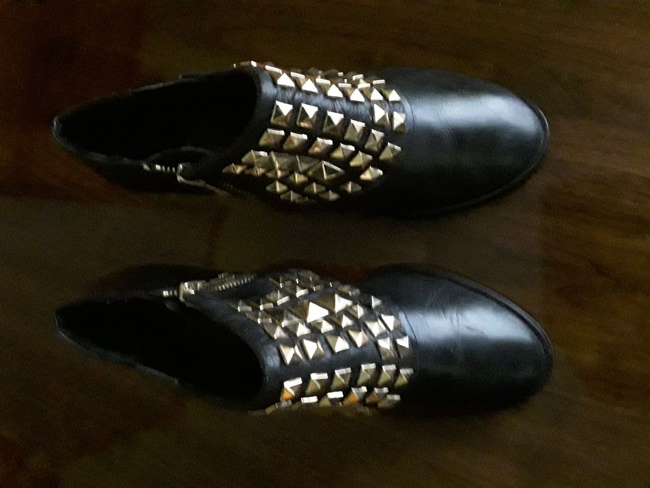 Botki, Półbuty,Sztyblety Skóra naturalna.