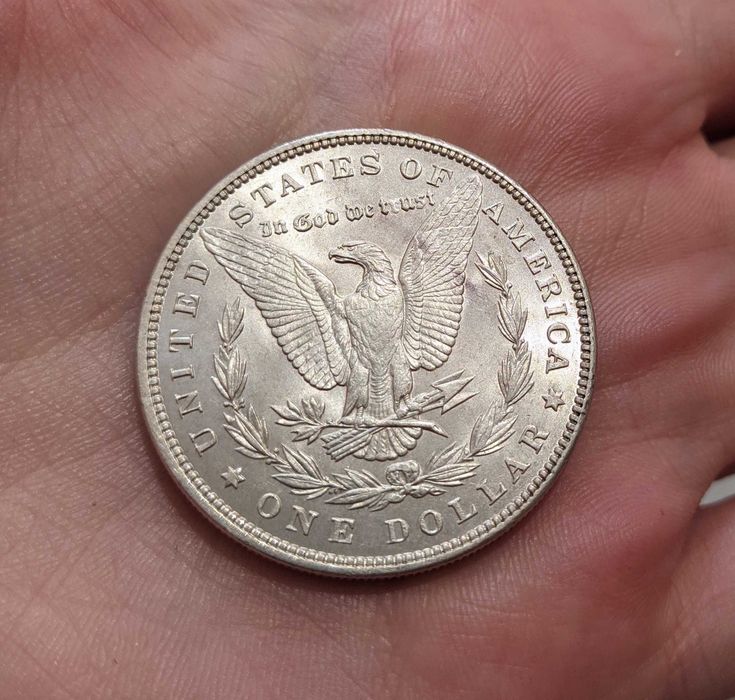 Доллар 1889 г Морган США монета серебро 900 проба Вес 26,73 г Штемпель