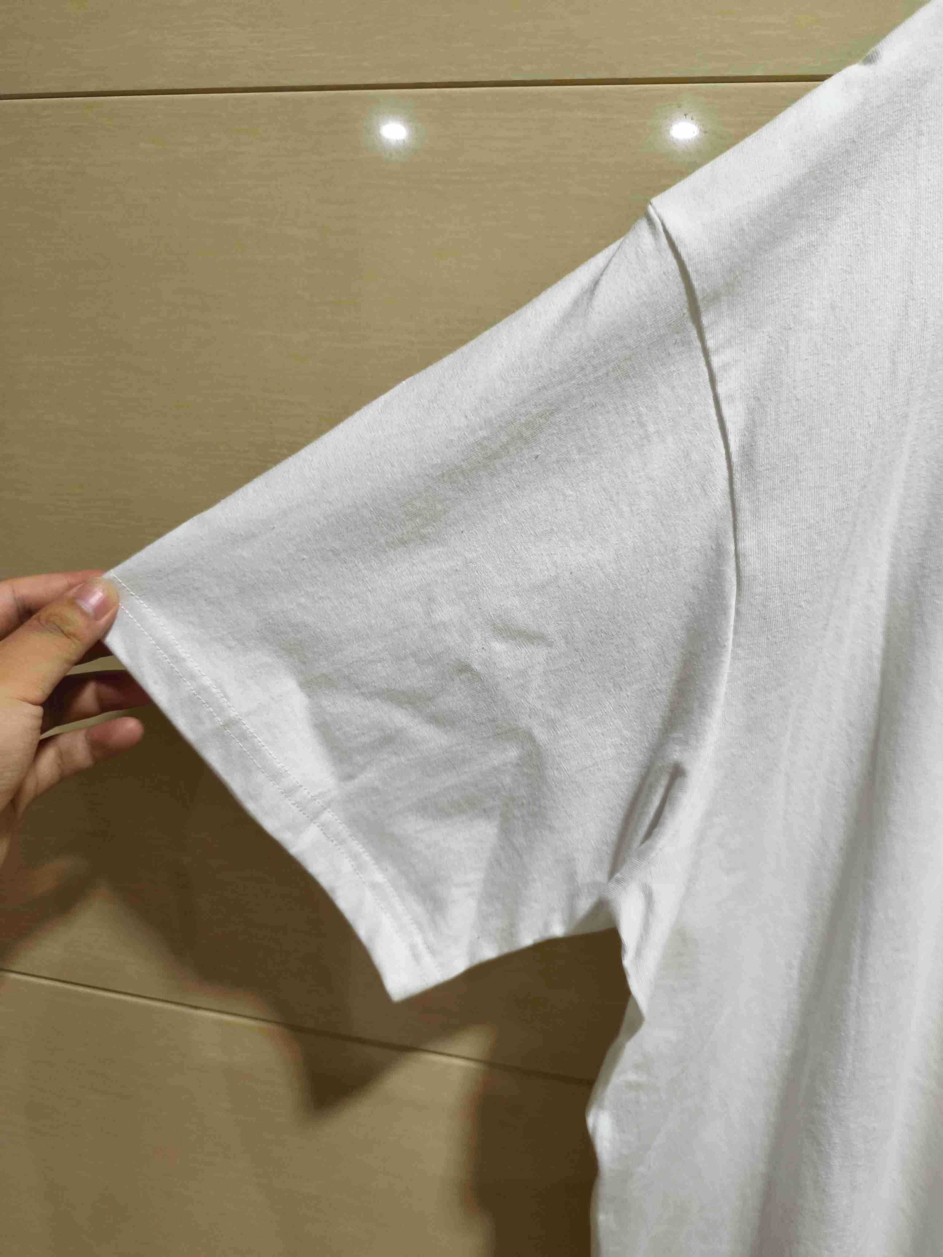 Stussy Męska Biała Koszulka z Nadrukiem Rozmiar XL