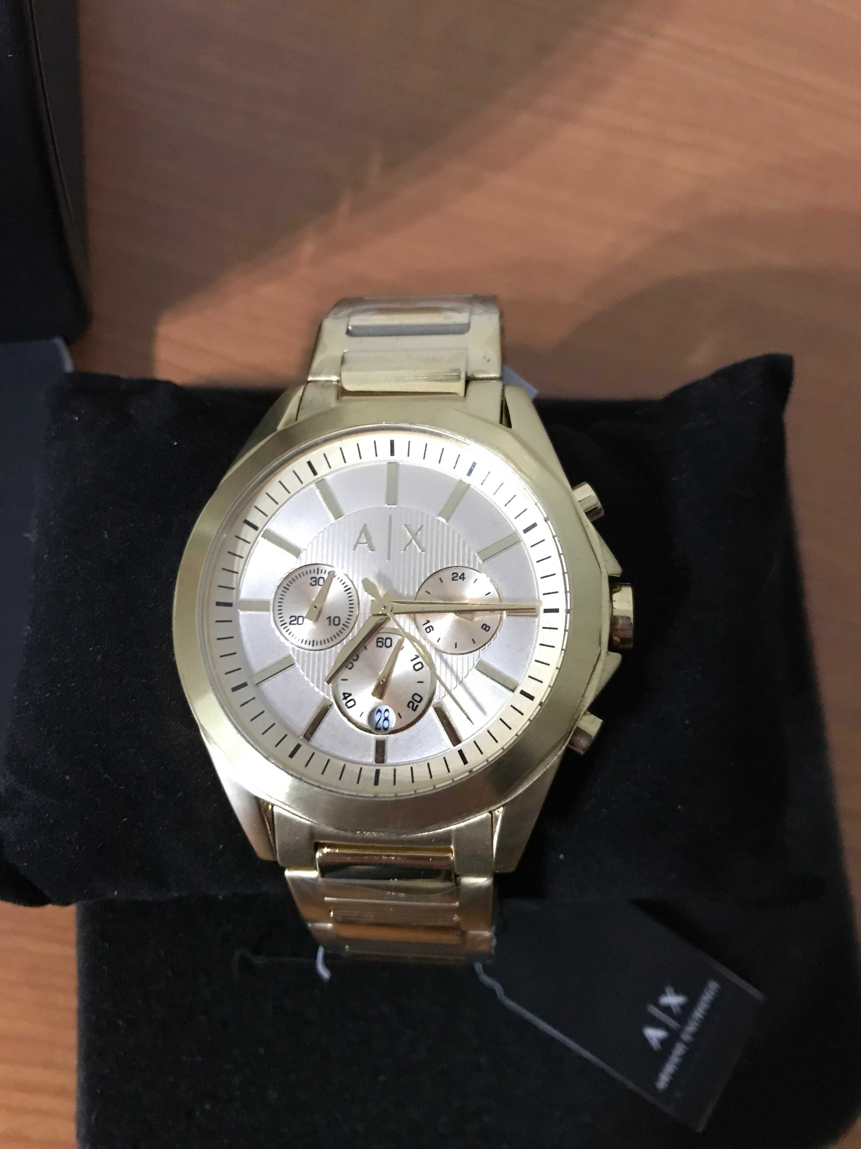 Relógio Armani Exchange Dourado