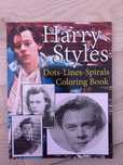Harry Styles dots lines spirals coloring book