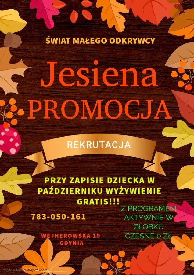 Miejsca dla dzieci w klubie dziecięcym/ żłobku