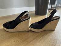 Czarne espadryle tommy rozm 36